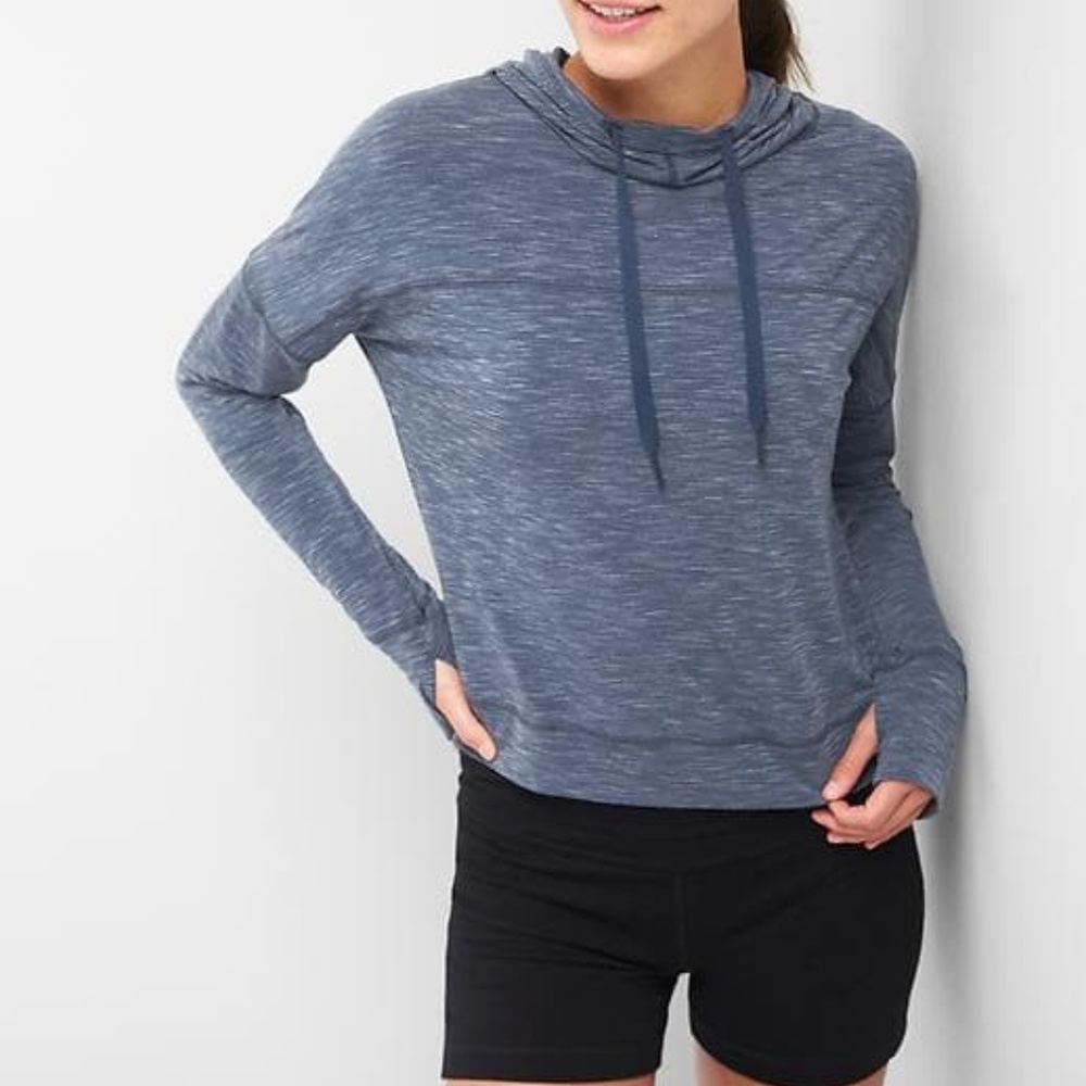 GAP FIT breathe crop hoodie